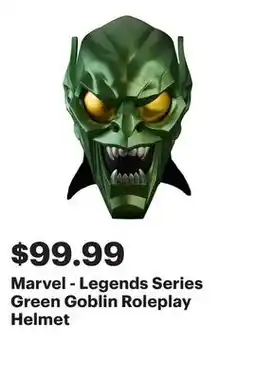 Best Buy Marvel - Legends Series Green Goblin Roleplay Helmet offer