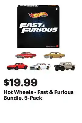 Best Buy Hot Wheels - Fast & Furious Bundle, 5-Pack offer