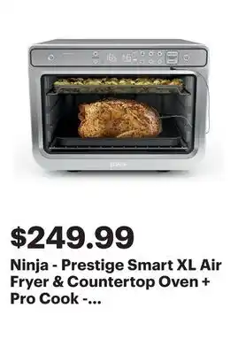 Best Buy Ninja - Prestige Smart XL Air Fryer & Countertop Oven + Pro Cook - Stainless Steel offer