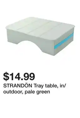 Ikea STRANDÖN Tray table, in/outdoor, pale green offer