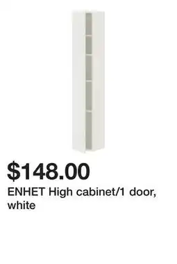 Ikea ENHET High cabinet/1 door, white offer