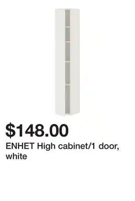 Ikea ENHET High cabinet/1 door, white offer