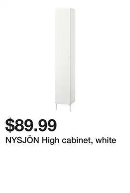 Ikea NYSJÖN High cabinet, white offer