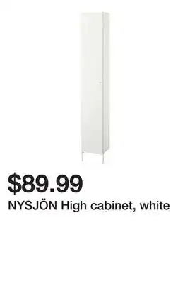 Ikea NYSJÖN High cabinet, white offer