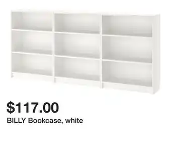 Ikea BILLY Bookcase, white offer