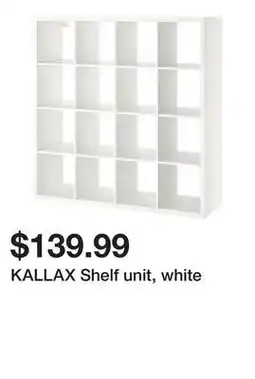 Ikea KALLAX Shelf unit, white offer