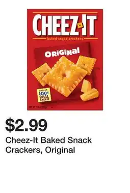 Wegmans Cheez-It Baked Snack Crackers, Original offer