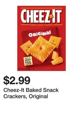 Wegmans Cheez-It Baked Snack Crackers, Original offer