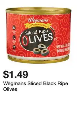 Wegmans Wegmans Sliced Black Ripe Olives offer