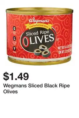 Wegmans Wegmans Sliced Black Ripe Olives offer