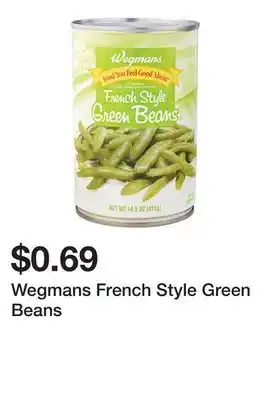 Wegmans Wegmans French Style Green Beans offer