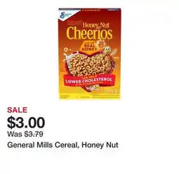 Wegmans General Mills Cereal, Honey Nut offer