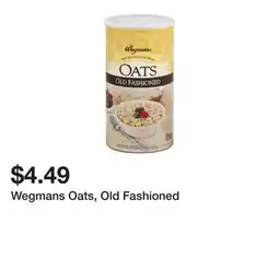 Wegmans Wegmans Oats, Old Fashioned offer