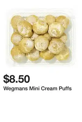 Wegmans Wegmans Mini Cream Puffs offer