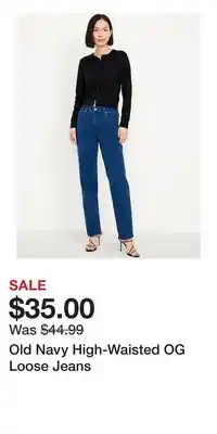 Old Navy Old Navy High-Waisted OG Loose Jeans offer