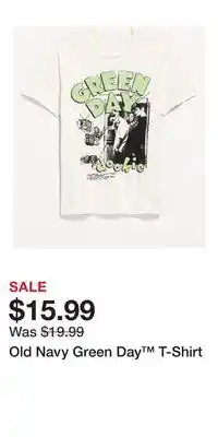 Old Navy Old Navy Green Day T-Shirt offer