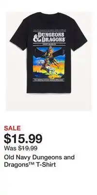 Old Navy Old Navy Dungeons and Dragons T-Shirt offer