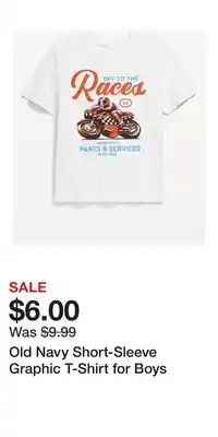 Old Navy Old Navy Short-Sleeve Graphic T-Shirt for Boys offer