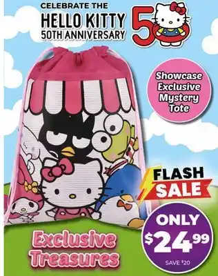 Showcase US Hello Kitty 50th Anniversary Exclusive Treasures offer