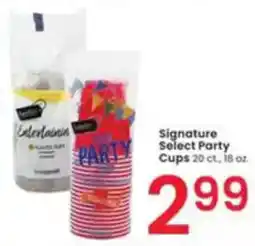 Albertsons Signature Select Party Cups offer