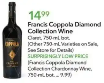 Publix Francis Coppola Diamond Collection Wine offer