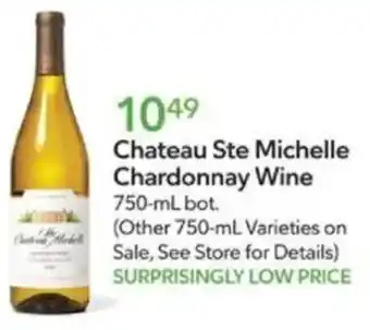 Publix Chateau Ste Michelle Chardonnay Wine offer