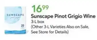 Publix Sunscape Pinot Grigio Wine offer