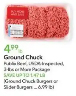 Publix Ground Chuck offer