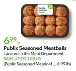 Publix Publix Seasoned Meatballs offer