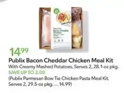 Publix Publix Bacon Cheddar Chicken Meal Kit offer