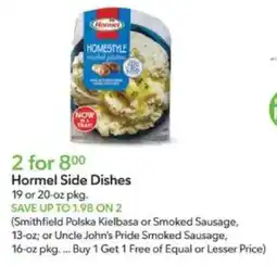 Publix Hormel Side Dishes offer