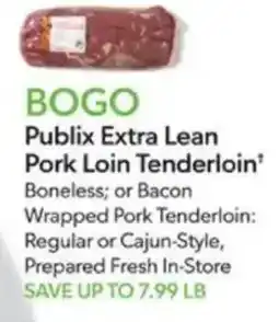 Publix Publix Extra Lean Pork Loin Tenderloin offer