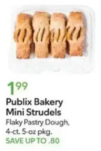 Publix Publix Bakery Mini Strudels offer