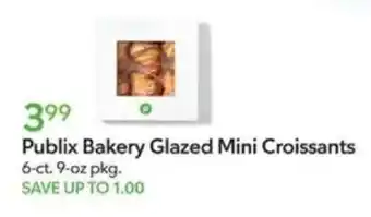 Publix Publix Bakery Glazed Mini Croissants offer