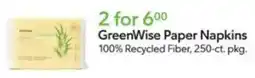 Publix GreenWise Paper Napkins offer