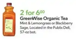 Publix GreenWise Organic Tea offer