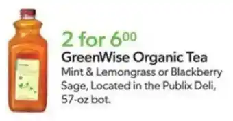 Publix GreenWise Organic Tea offer