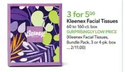 Publix Kleenex Facial Tissues offer