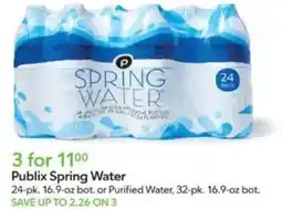 Publix Publix Spring Water offer