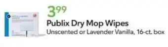 Publix Publix Dry Mop Wipes offer