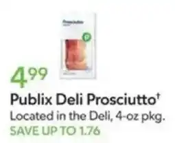 Publix Publix Deli Prosciutto offer