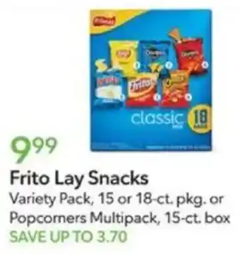 Publix Frito Lay Snacks offer