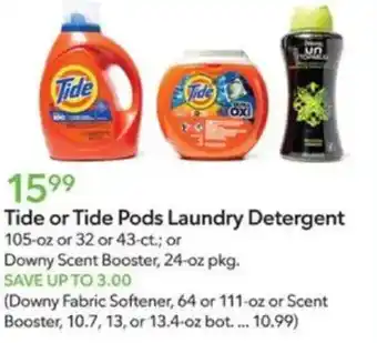 Publix Tide or Tide Pods Laundry Detergent offer