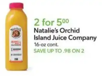 Publix Natalie's Orchid Island Juice Company offer