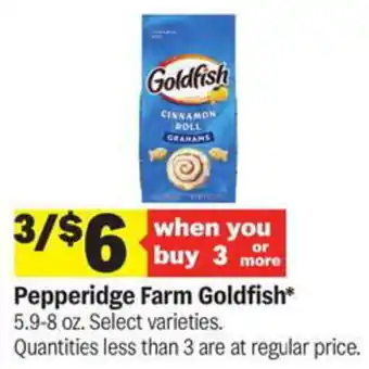 Meijer Pepperidge Farm Goldfish offer