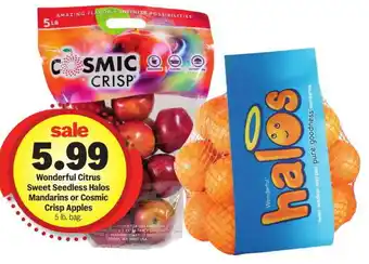 Meijer Wonderful Citrus Sweet Seedless Halos Mandarins or Cosmic Crisp Apples offer