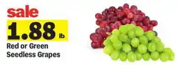 Meijer Red or Green Seedless Grapes offer