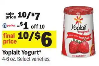 Meijer Yoplait Yogurt offer