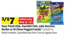 Meijer Sour Patch Kids or Swedish Fish offer