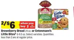 Meijer Brownberry Bread or Entenmann's Little Bites offer